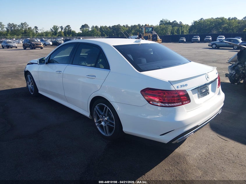 2014 MERCEDES-BENZ E-KLASSE SEDAN 3.5L V-6 DI, DOHC, VVT, 302HP
