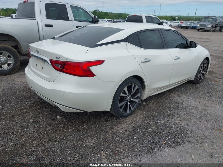 Vin: 1n4aa6ap6gc388012, lot: 45407827, nissan maxima 3.5 sv 20164