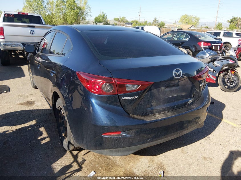 Vin: jm1bm1t73f1269608, lot: 45407959, mazda mazda3 i sv 20153