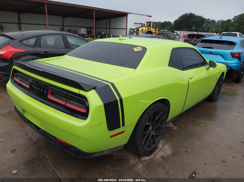 Vin: 2c3cdzfjxfh747555, lot: 45408003, dodge challenger r/t scat pack 20154