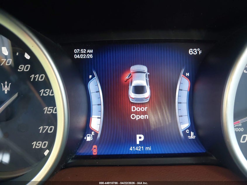 2016 Maserati Ghibli S Q4 VIN: ZAM57RTA0G1177108 Lot: 44910786