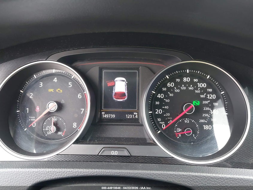 2015 Volkswagen Golf Gti 2.0T S 4-Door VIN: 3VW4T7AUXFM091056 Lot: 44910846