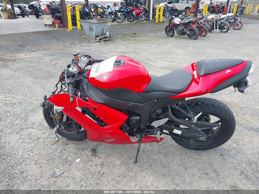 2007 Kawasaki Zx600 P VIN: JKAZX4P187A024733 Lot: 44911061
