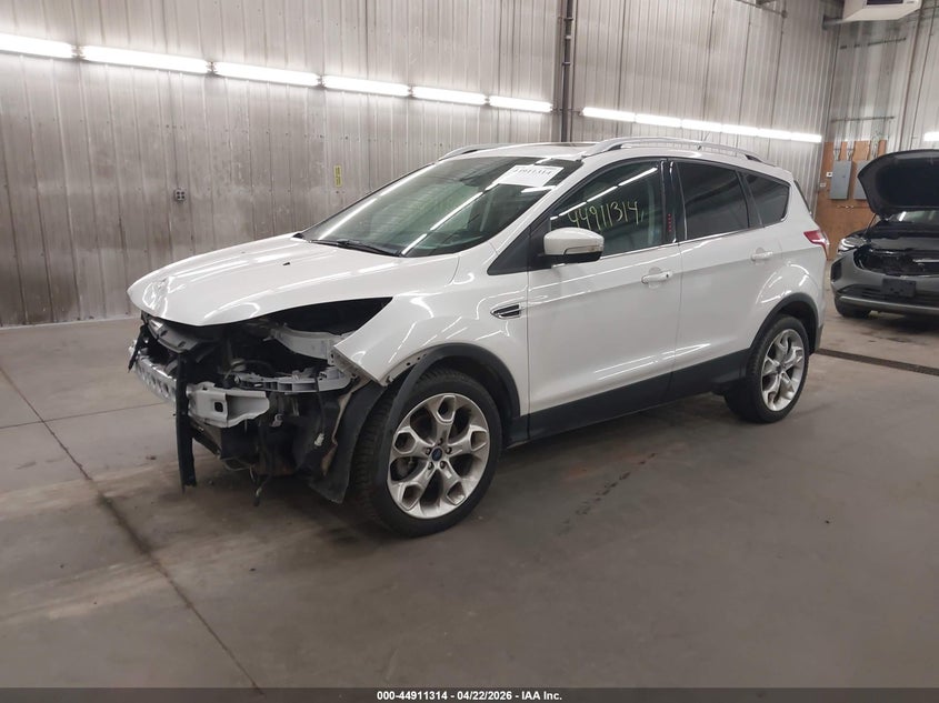 Vin: 1fmcu9j94gua11097, lot: 45408683, ford escape titanium 20162