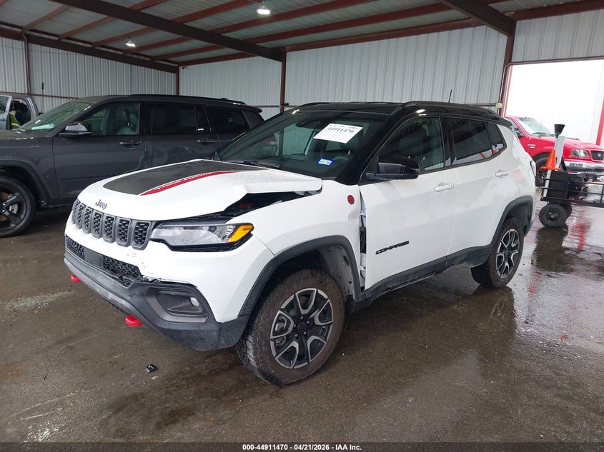 Vin: 3c4njddnxtt208507, lot: 45408839, jeep compass trailhawk 20262