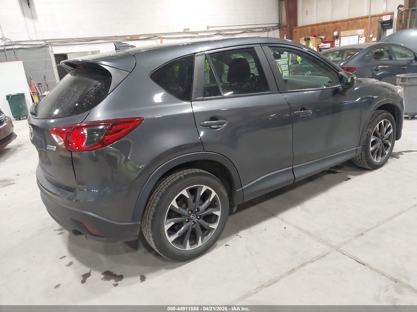 Vin: jm3ke4dy8g0859856, lot: 45408954, mazda cx-5 grand touring 20164
