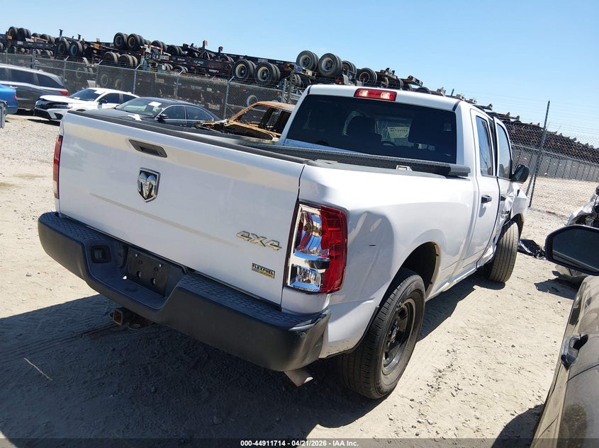 Vin: 1c6rr7fgxhs671600, lot: 45409083, ram 1500 tradesman  4x4 6'4 box 20174