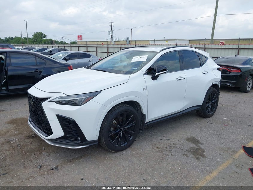 Vin: jtjkgcez5n5002394, lot: 45409205, lexus nx 350 f sport handling 20222