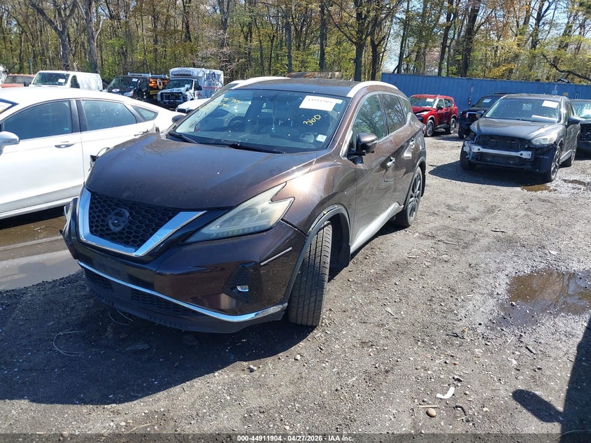 5N1AZ2MS0KN113644 2019 Nissan Murano Sl photo 1