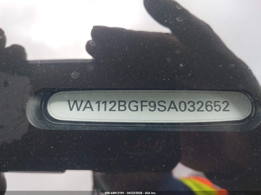 2025 Audi Q6 E-Tron Premium VIN: WA112BGF9SA032652 Lot: 44912191