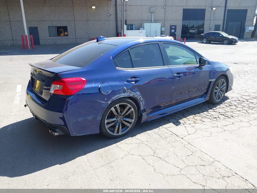 Vin: jf1va1f66g9809938, lot: 45409605, subaru wrx premium 20164