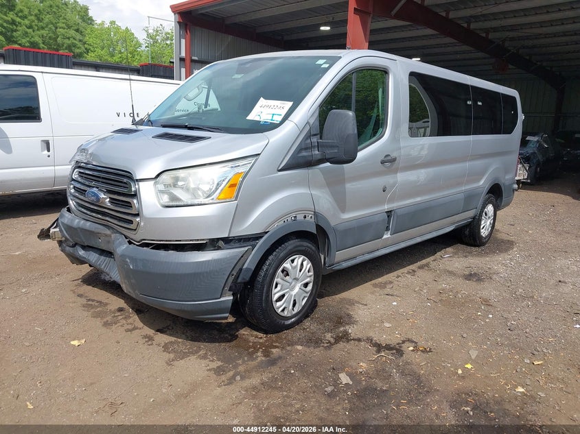Vin: 1fbzx2ym2fka53533, lot: 45409614, ford transit-350 xlt 20152
