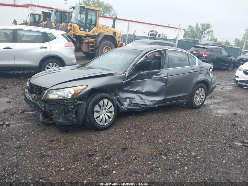 2012 Honda Accord 2.4 2.4 Lx grey Lot 111044912402 Vin 1HGCP2F35CA202323
