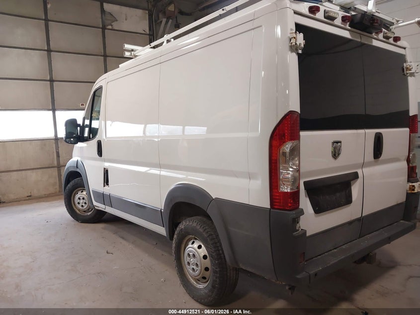 Vin: 3c6trvng1ge131923, lot: 45409890, ram promaster 1500 low roof 20163