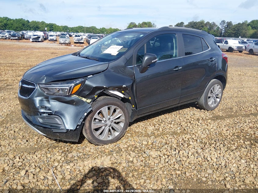 Vin: kl4cjasb6jb551970, lot: 45409942, buick encore preferred 20182