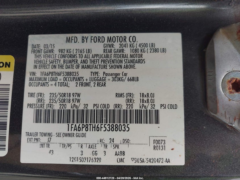 FORD MUSTANG - zdjęcie 9