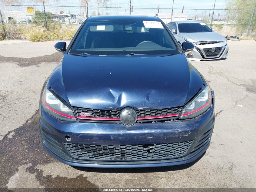 2017 Volkswagen Golf Gti Autobahn 4-Door/S 4-Door/Se 4-Door/Sport 4-Door VIN: 3VW547AU2HM033575 Lot: 44912773