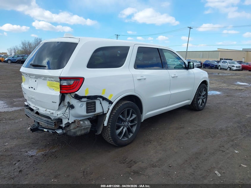 Vin: 1c4rdjdg1hc936681, lot: 45410638, dodge durango gt awd 20174