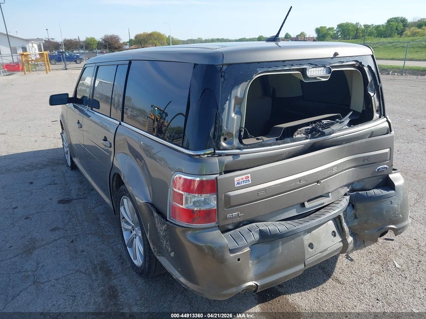 Vin: 2fmgk5c81ebd23997, lot: 45410730, ford flex sel 20143