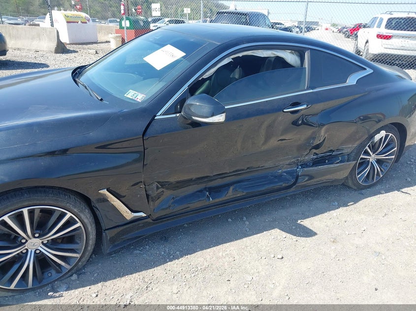 2019 Infiniti Q60 3.0T Luxe VIN: JN1EV7EL6KM291587 Lot: 44913380