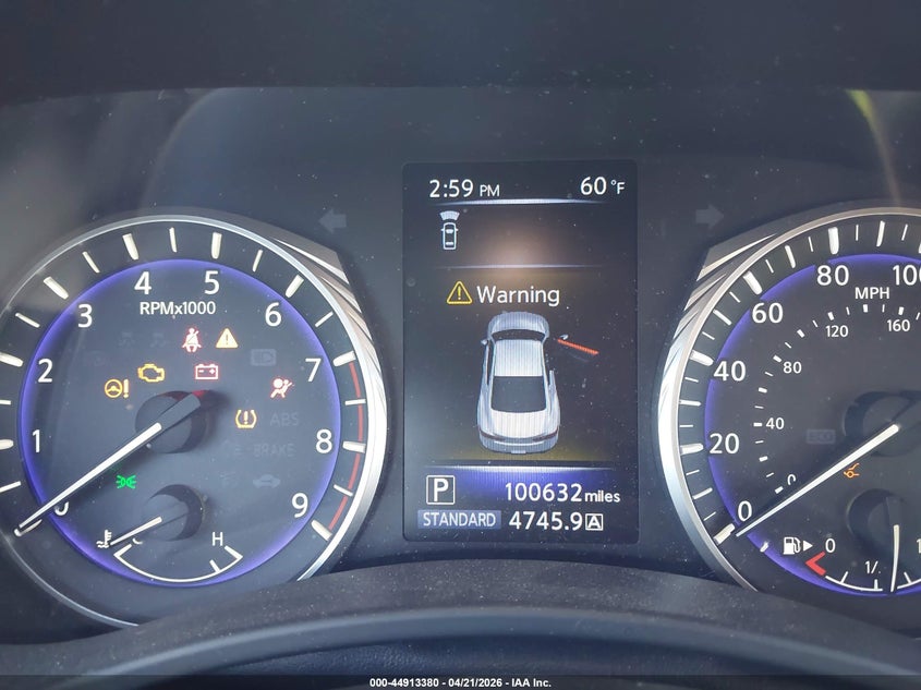 2019 Infiniti Q60 3.0T Luxe VIN: JN1EV7EL6KM291587 Lot: 44913380