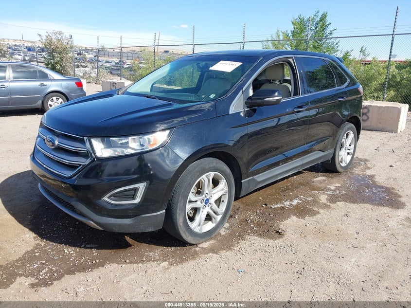 Vin: 2fmpk4k97hbb62080, lot: 45410755, ford edge titanium 20172