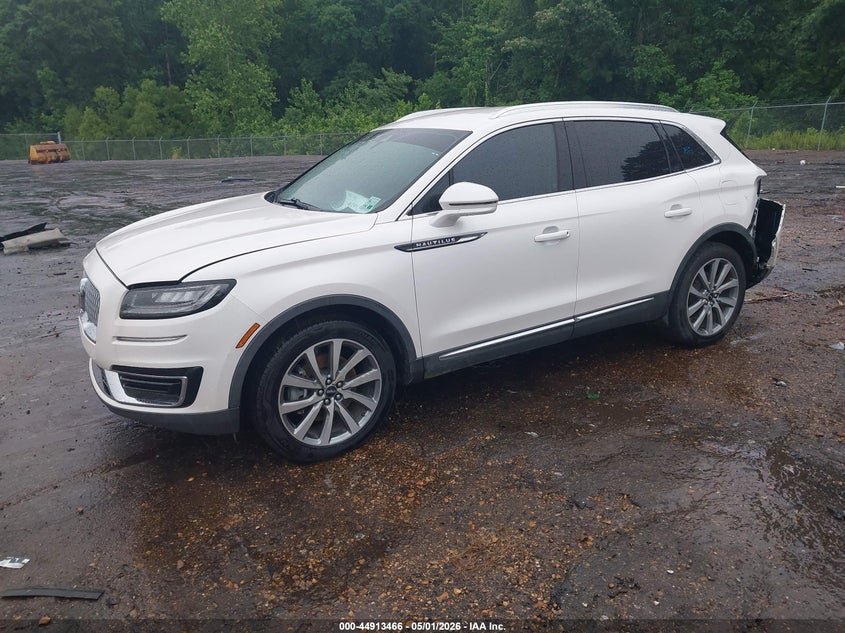 2019 Lincoln Nautilus Select 2LMPJ6K9XKBL66544 photo 1