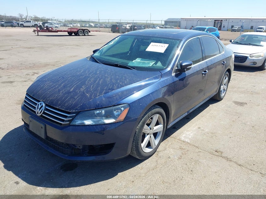 2013 Volkswagen Passat 2.5l Se 1VWBH7A34DC134983 photo 1