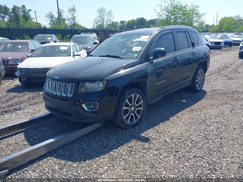 Vin: 1c4njdcbxed529124, lot: 45411803, jeep compass limited 20142