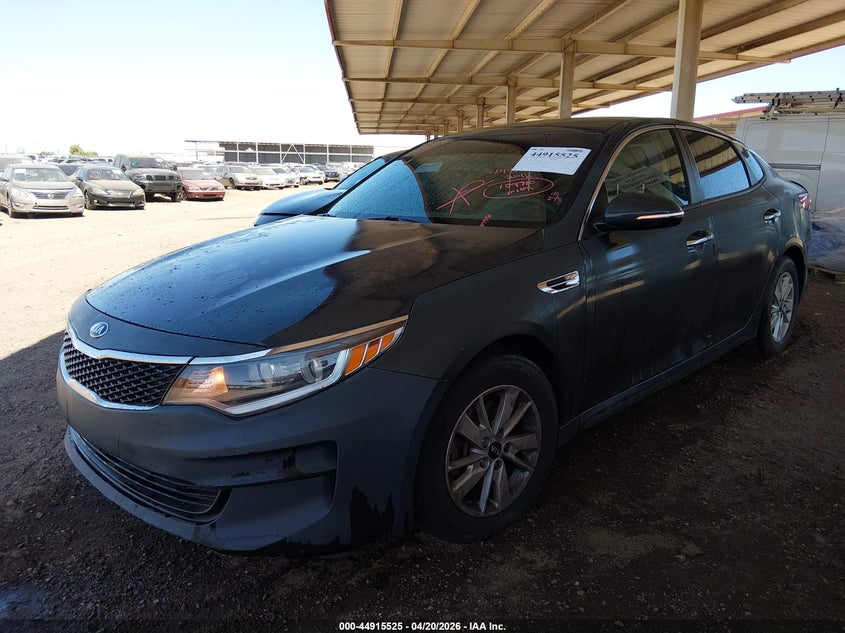 Vin: knagt4l30g5079781, lot: 45412904, kia optima lx 20162