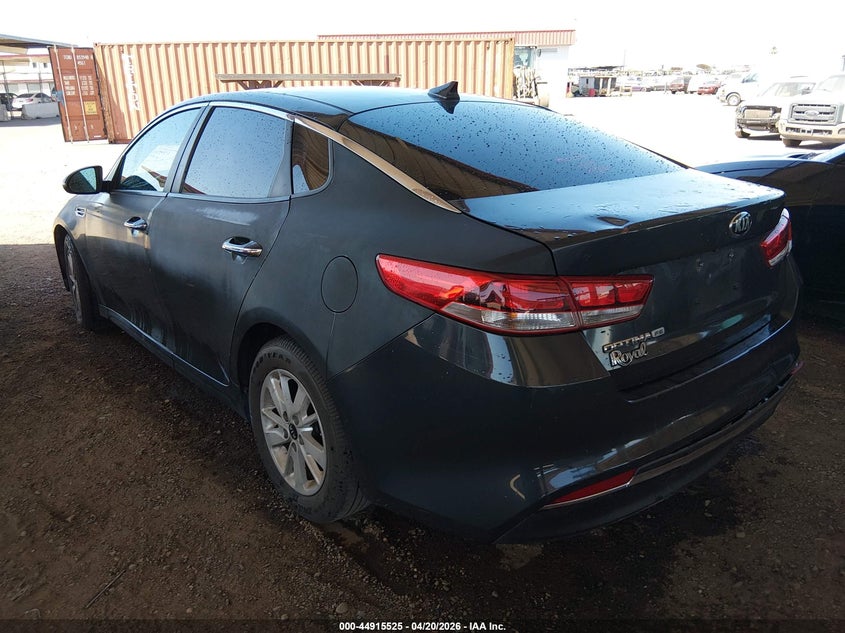 Vin: knagt4l30g5079781, lot: 45412904, kia optima lx 20163