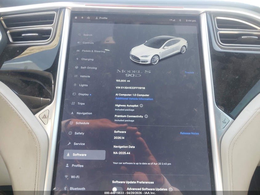 2015 TESLA MODEL S · Фото 18