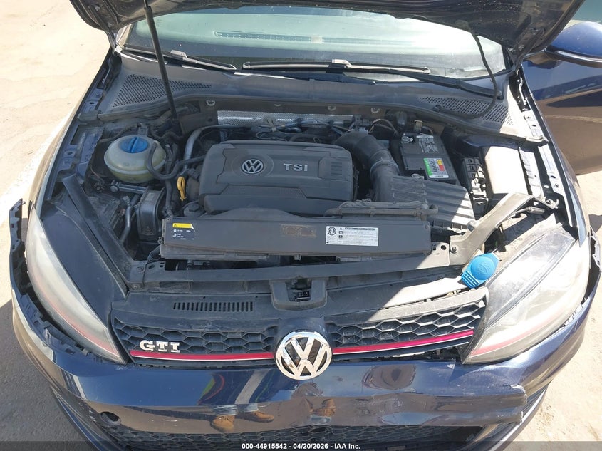 2015 Volkswagen Golf Gti 2.0T S 4-Door VIN: 3VW5T7AUXFM017236 Lot: 44915542