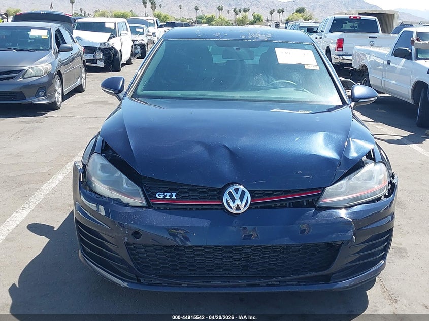 2015 Volkswagen Golf Gti 2.0T S 4-Door VIN: 3VW5T7AUXFM017236 Lot: 44915542
