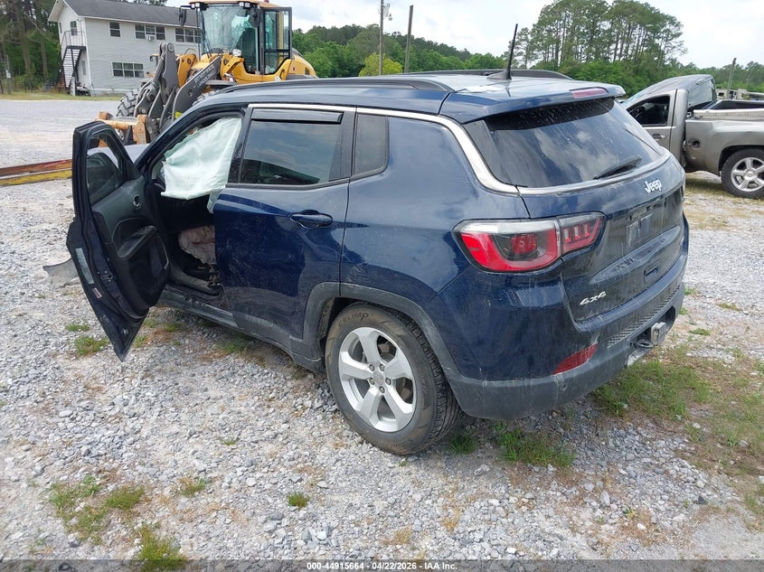 Vin: 3c4njdbb4ht628263, lot: 45413043, jeep new compass latitude 4x4 20173