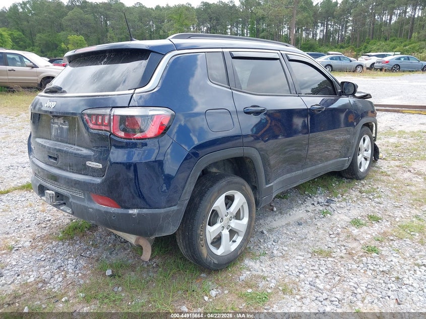 Vin: 3c4njdbb4ht628263, lot: 45413043, jeep new compass latitude 4x4 20174