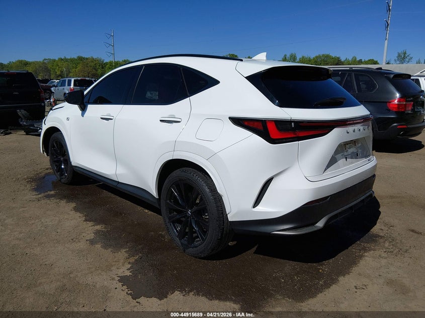 Vin: 2t2kgcez0rc052112, lot: 45413068, lexus nx 350 f sport handling 20243