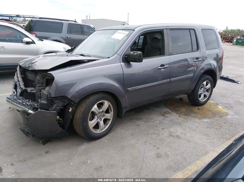 Vin: 5fnyf4h64fb042330, lot: 45413094, honda pilot ex-l 20152