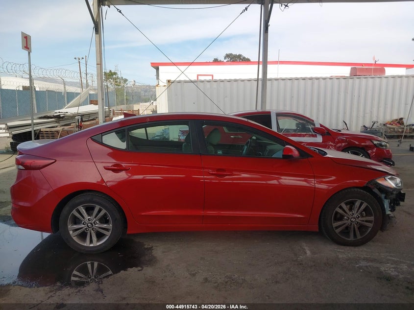 VIN KMHD84LFXHU102505 2017 HYUNDAI ELANTRA SE