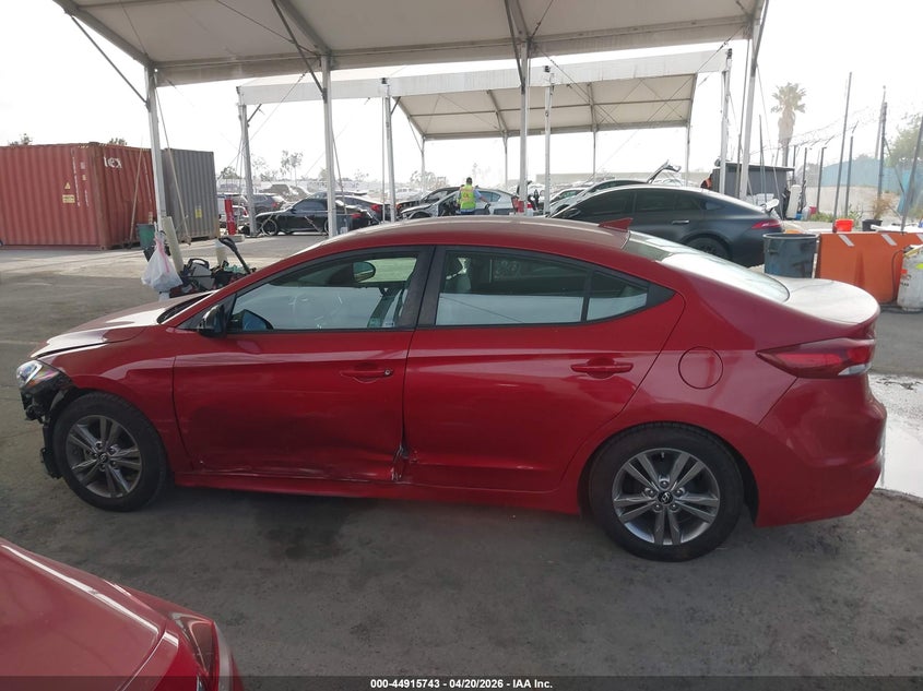 VIN KMHD84LFXHU102505 2017 HYUNDAI ELANTRA SE