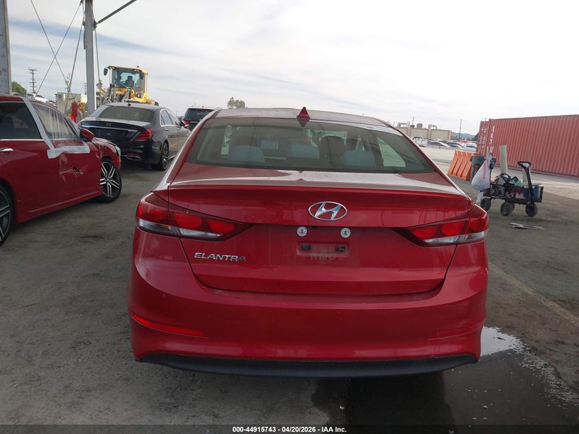 VIN KMHD84LFXHU102505 2017 HYUNDAI ELANTRA SE