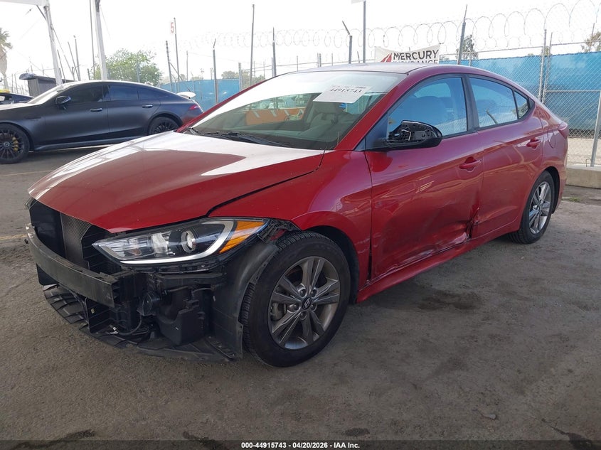 VIN KMHD84LFXHU102505 2017 HYUNDAI ELANTRA SE