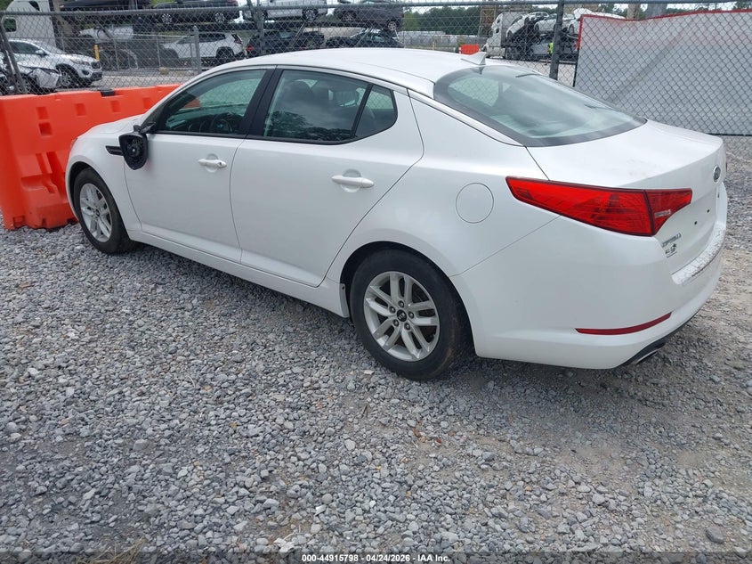 Vin: knagm4a70b5133740, lot: 45413177, kia optima lx 20113