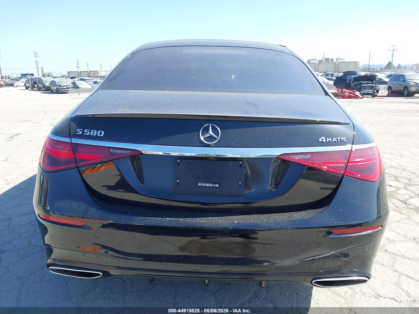 2022 Mercedes-Benz S 580 4Matic VIN: W1K6G7GB9NA132445 Lot: 44915828