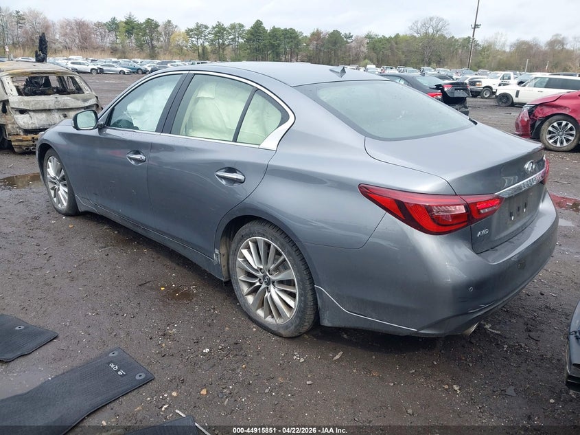 Vin: jn1ev7br8nm342066, lot: 45413230, infiniti q50 luxe awd 20223