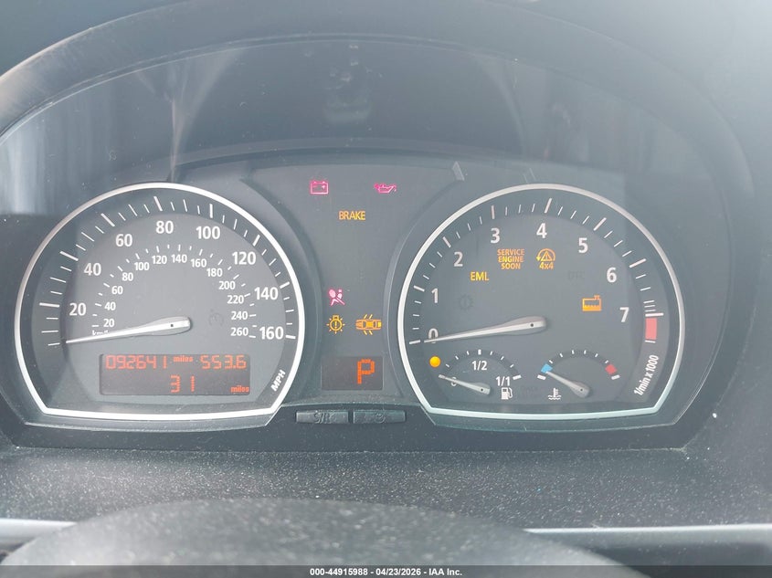 2009 BMW X3 xDrive30I VIN: WBXPC934X9WJ29563 Lot: 44915988