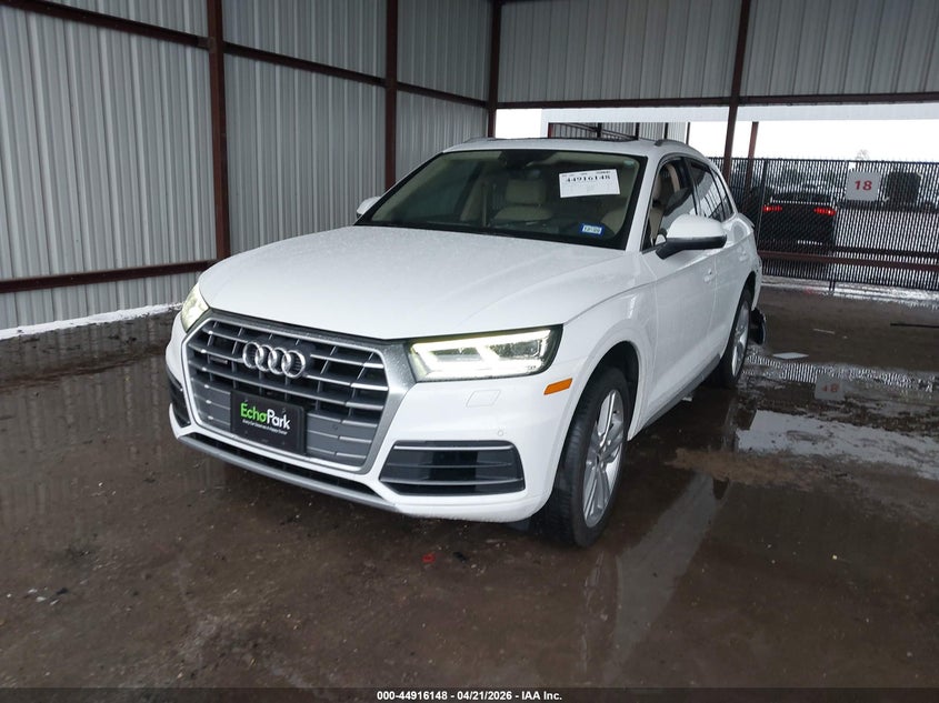 Vin: wa1bnafy1j2200320, lot: 45413527, audi q5 2.0t premium 20182