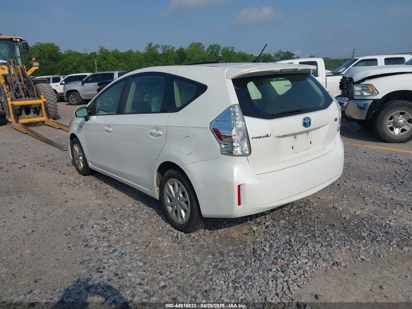 Vin: jtdzn3eu2e3302417, lot: 45414202, toyota prius v two 20143