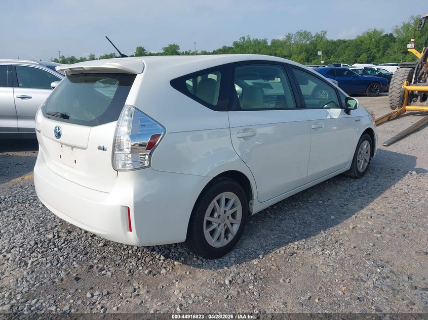 Vin: jtdzn3eu2e3302417, lot: 45414202, toyota prius v two 20144