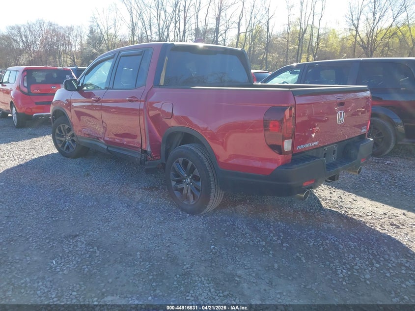 2021 Honda Ridgeline Awd Sport
